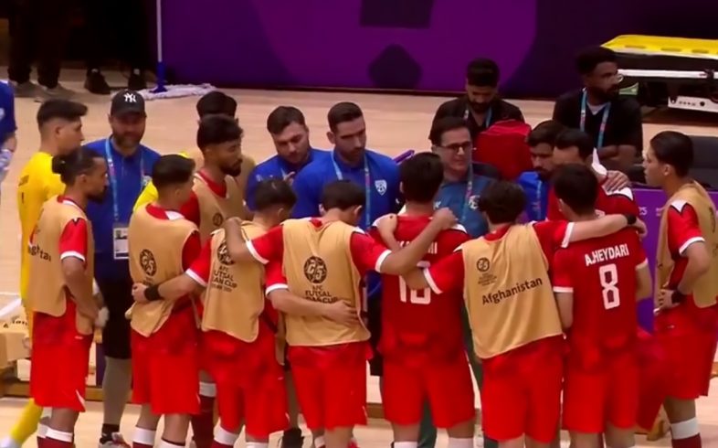 تیم ملی فوتسال افغانستان گام اول را با پیروزی قاطع در برابر تاجیکستان محکم برداشت